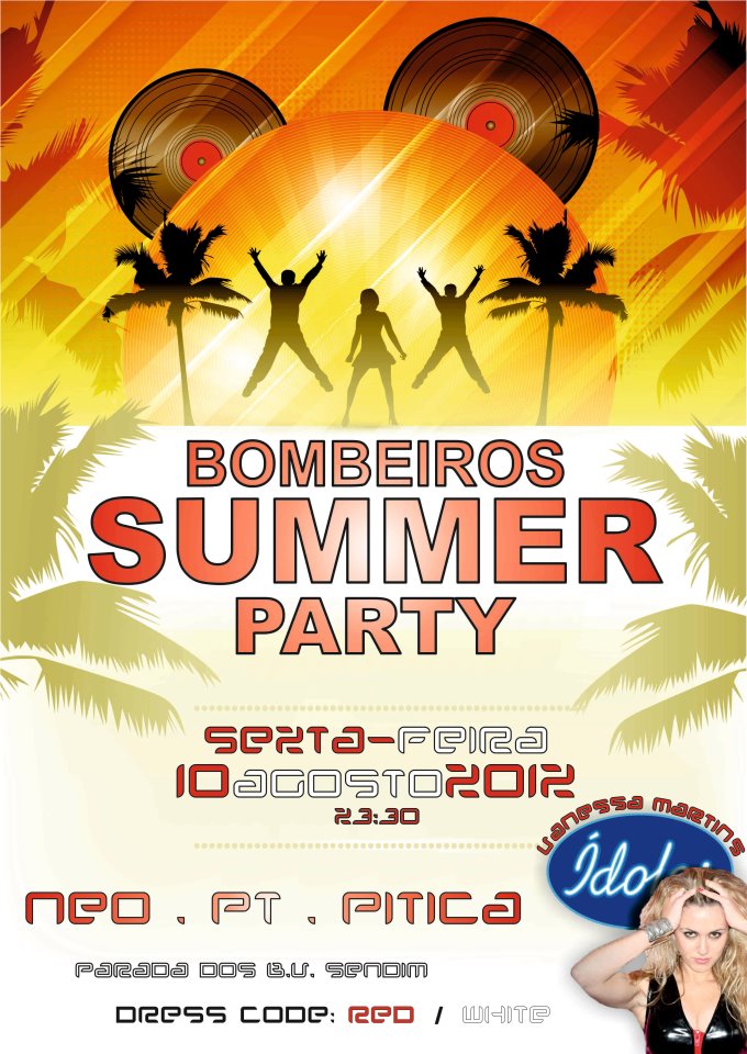 SENDIM BOMBEIROS SUMMER PARTY É hoje à noite o maravilhoso espectáculo do SUMMER PARTY dos bombeiros de…