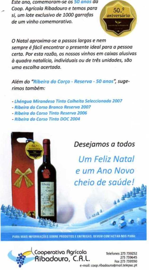 COOPERATIVA RIBADOURO - SENDIM COPRATIBA RIBADOURO Hai yá 50 anhos que se anscrebírun ls purmeiros associados…
