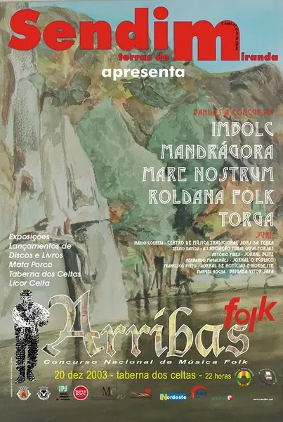 Arribas Folk — 1.º Concurso Nacional de Música Folk, 20 de Dezembro de 2003, na Taberna dos Celtas