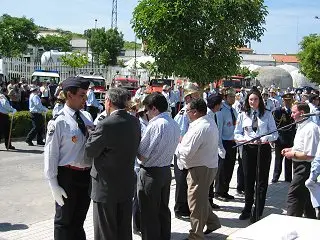 Cerimónia dos Bombeiros Voluntários de Sendim, com as entidades convidadas