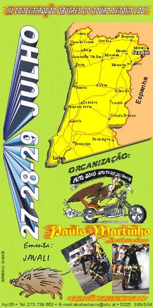 III Concentração Motard «Abutres do Douro» — 27, 28 e 29 de Julho de 2001