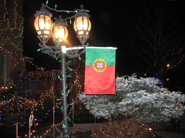 a bandeira Portogesa nao podia faltar