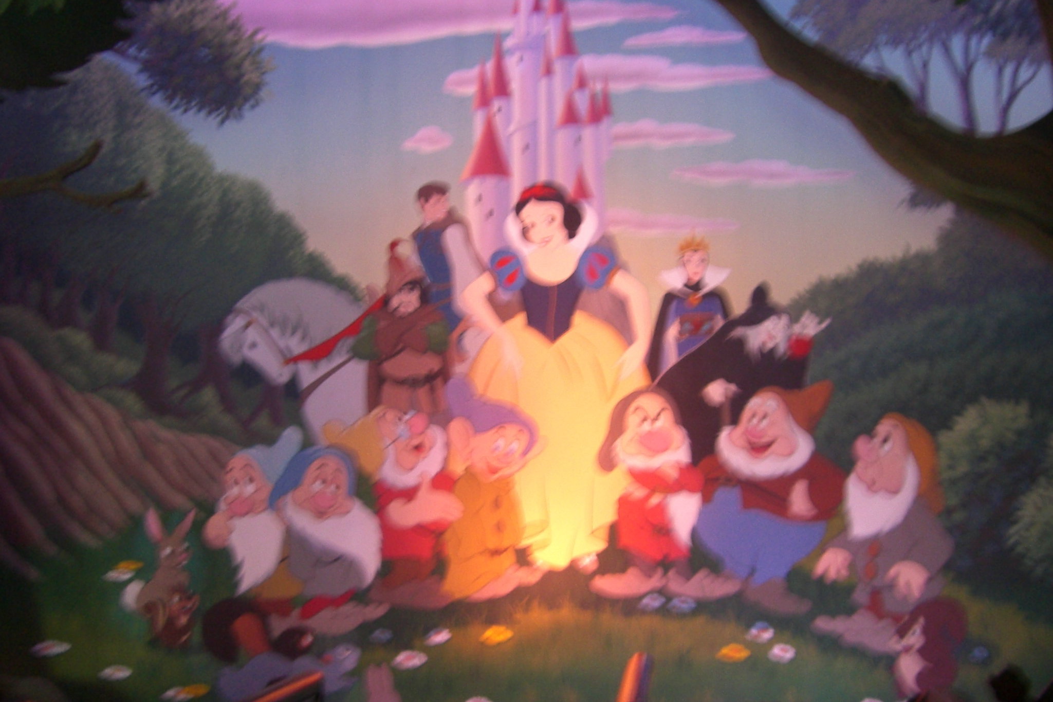 A branca de neve e os sete anoes !