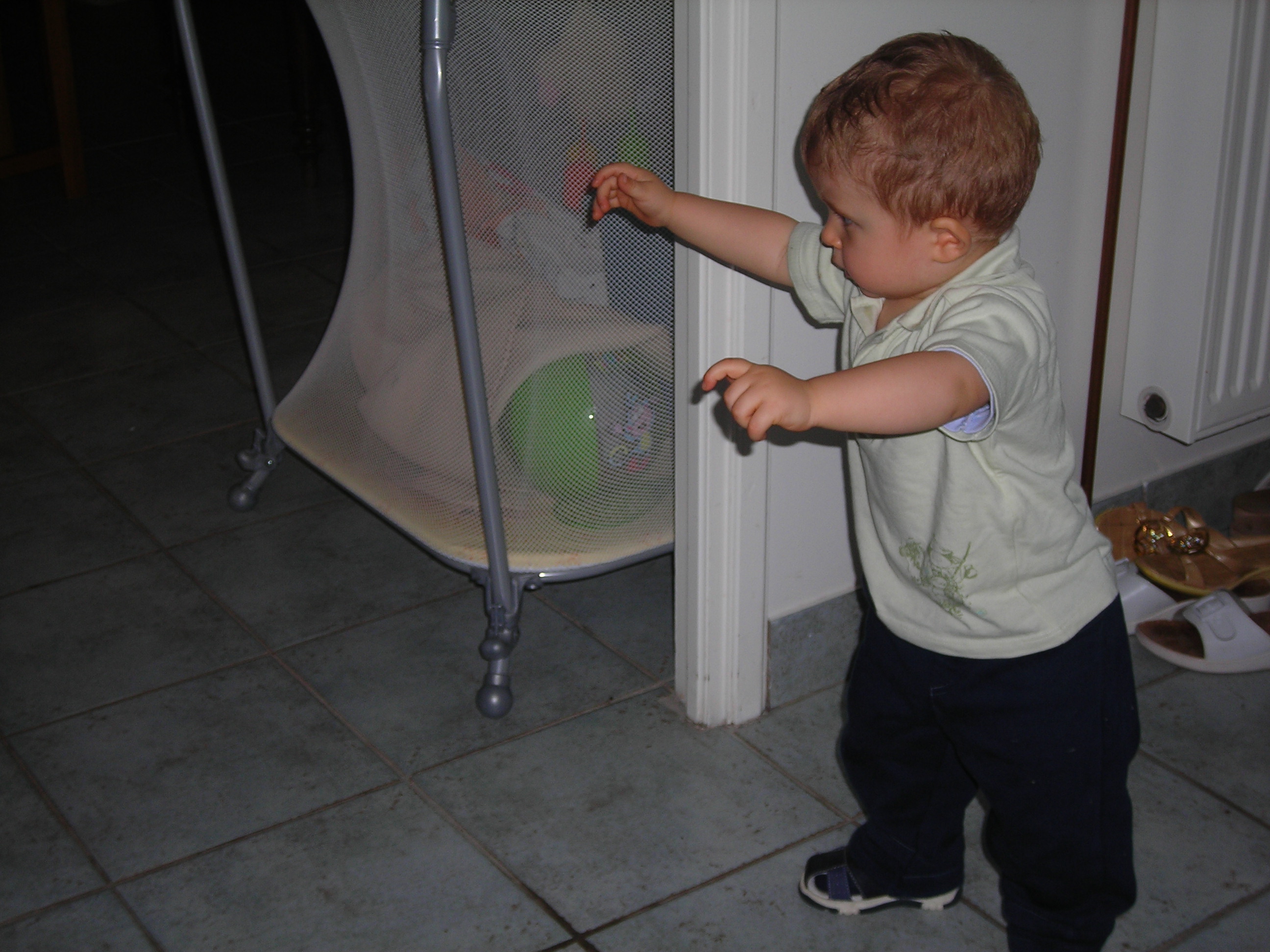 O menino Lucas a andar sozinho!