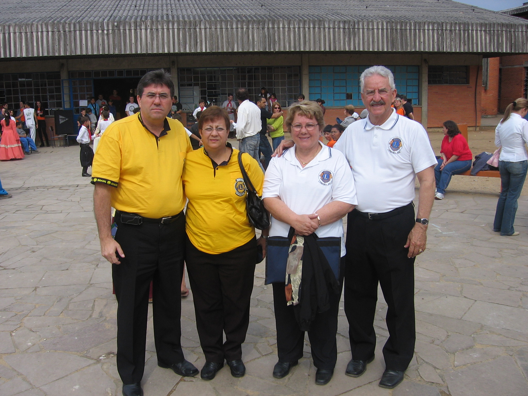 Trabalho comunitário para Lions Clube Internacional- Feira da Saúde