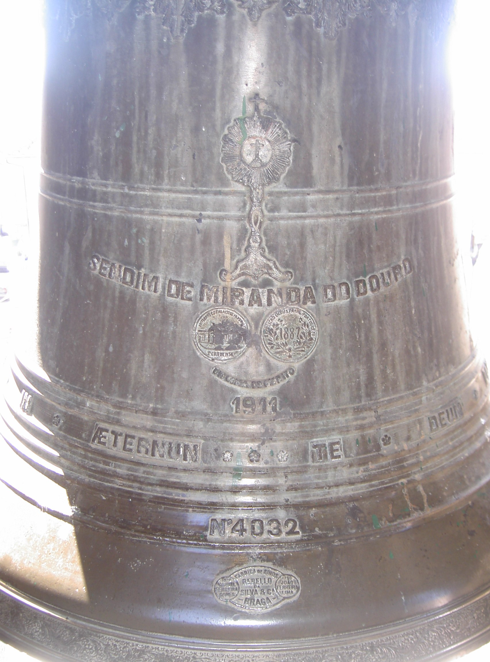 a campana de sendim foi feita 1911