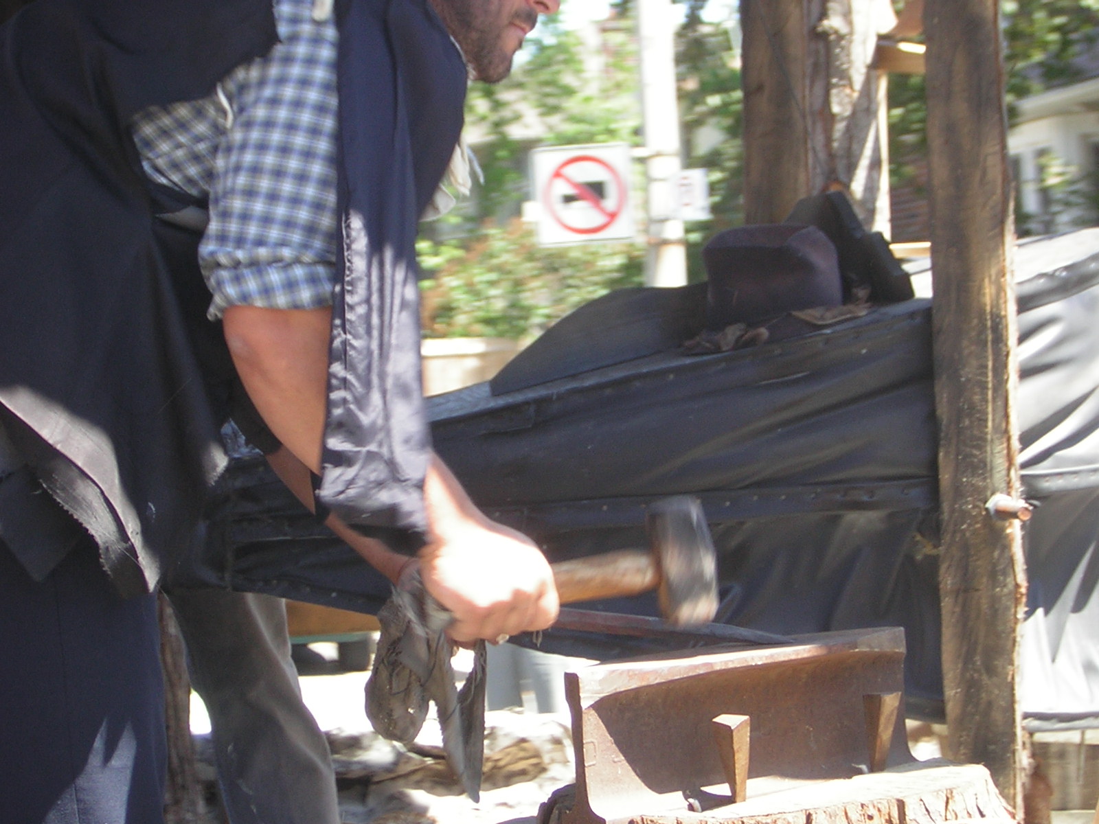 malhando no ferro
