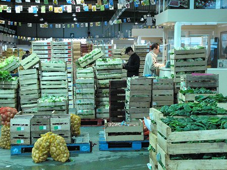 Olhem tanta coisa, so frutos e legumes que vao acabar no nosso prato !