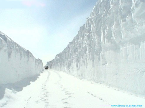 já alguma ves virão uma muralha de neve