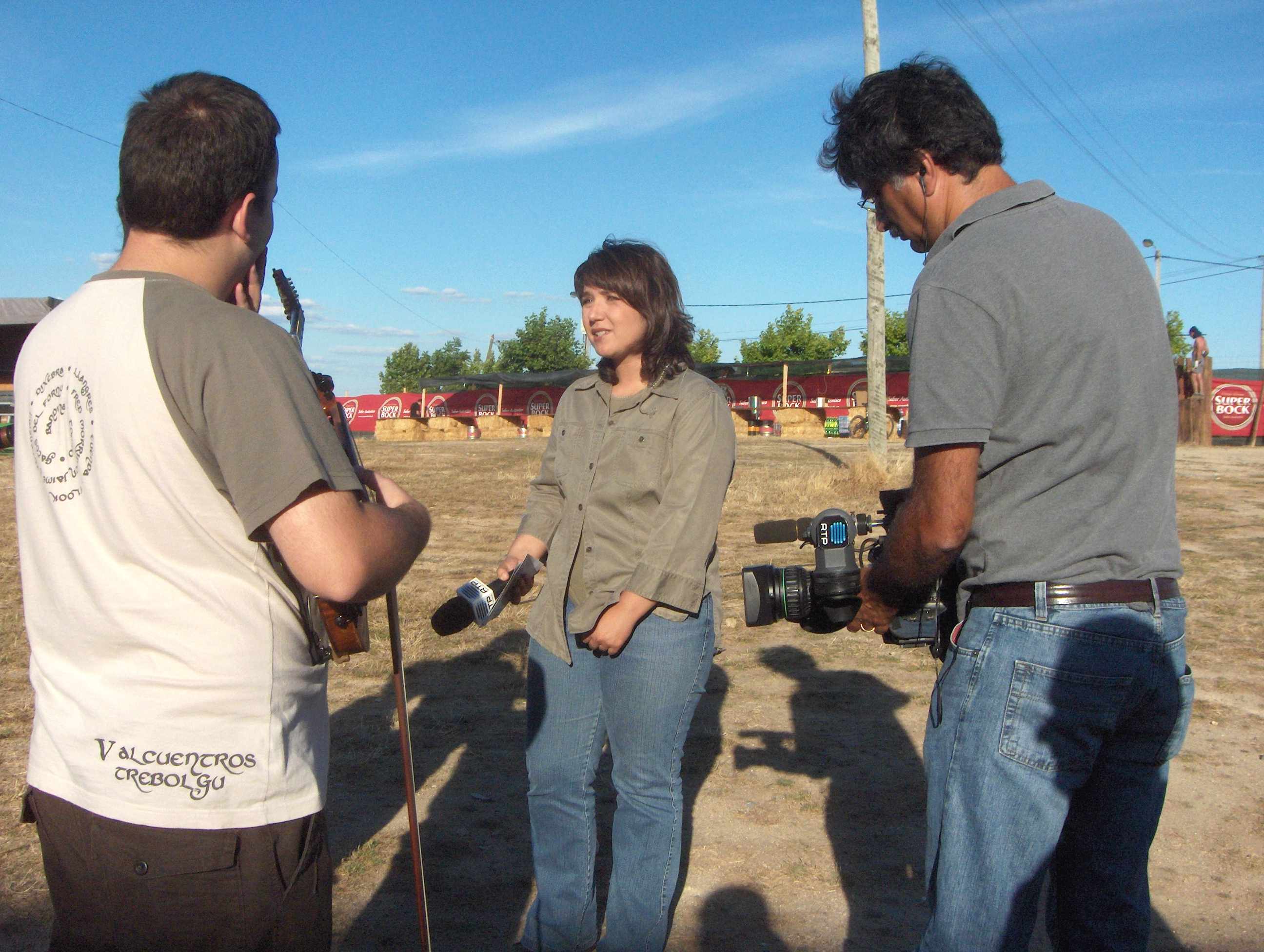 La RTP fizo las sues reportaiges...