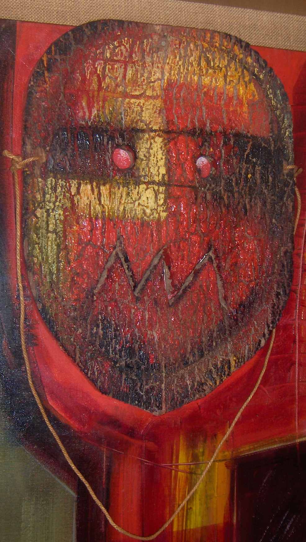 Ne l museu tamien staba alhá esta personaige maldita, ten um mé a serbir de boca! D'adonde será? Aposque ye…
