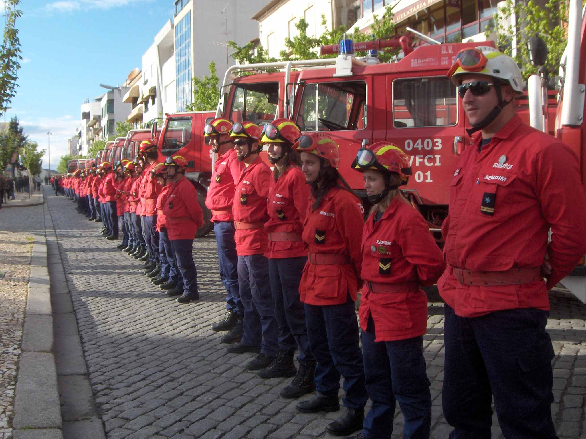 Onte an Bergáncia stubírun muitos bumbeiros i claro, ls de Sendin nun podien faltar... paxa an purmeiro...