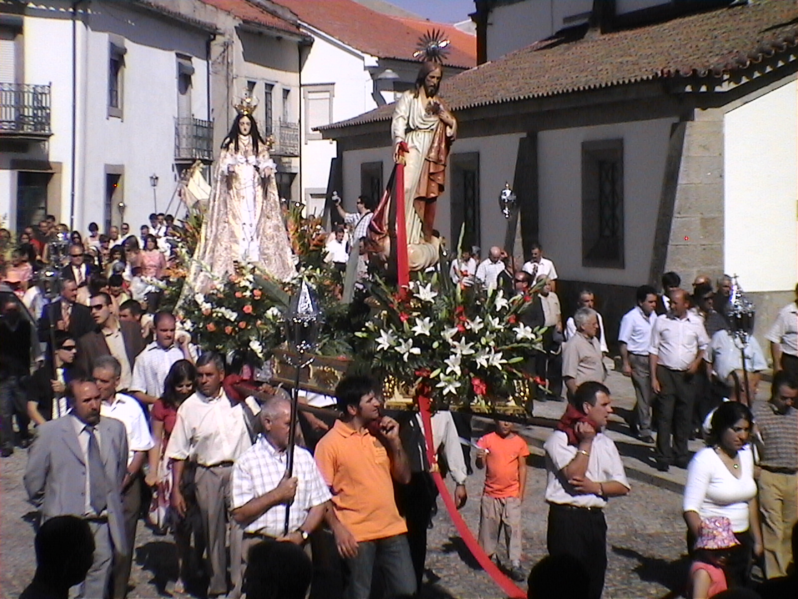 Este ano tinhamos ums andores todos pimpones.