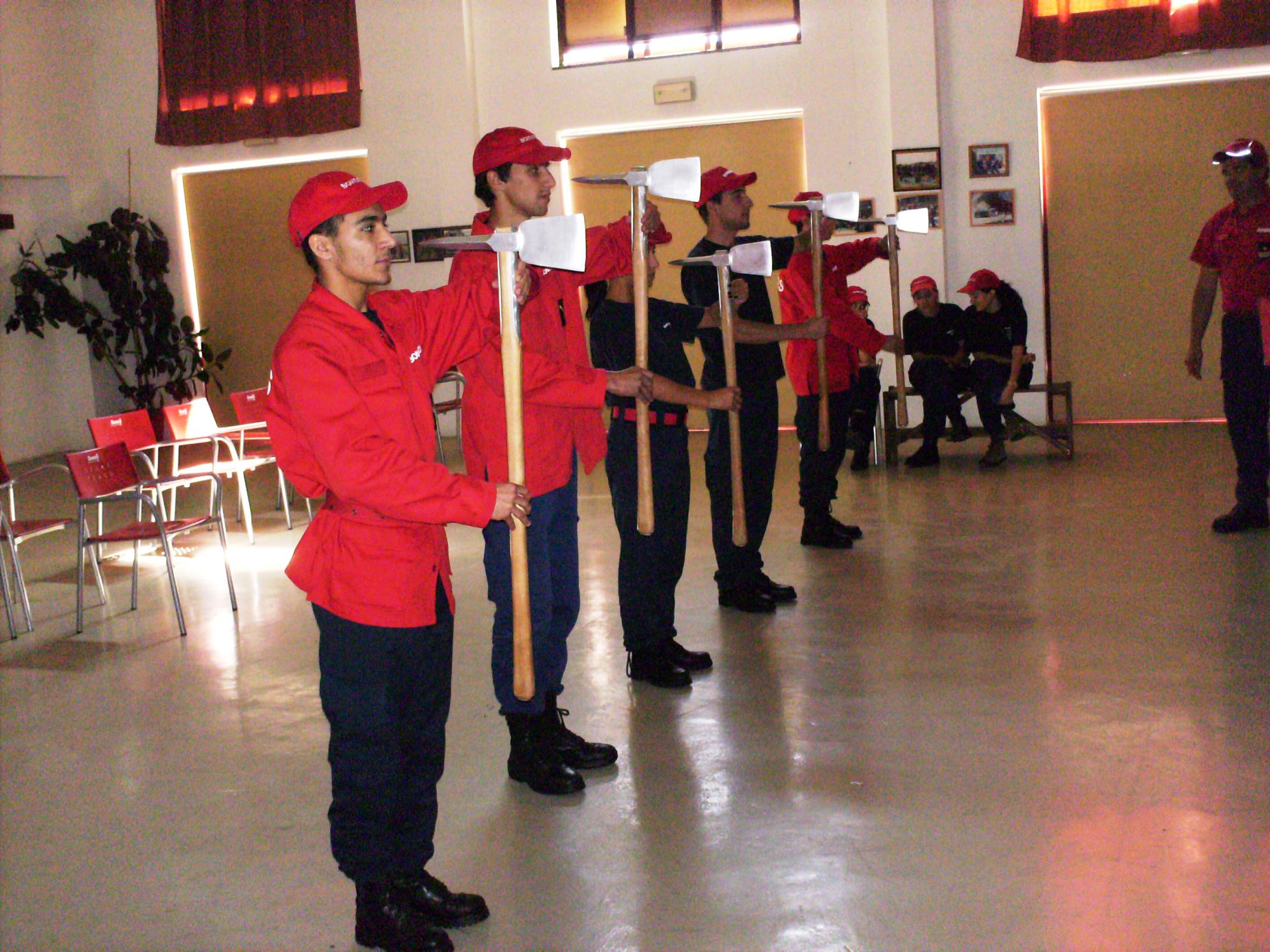 Exercícios com os machados