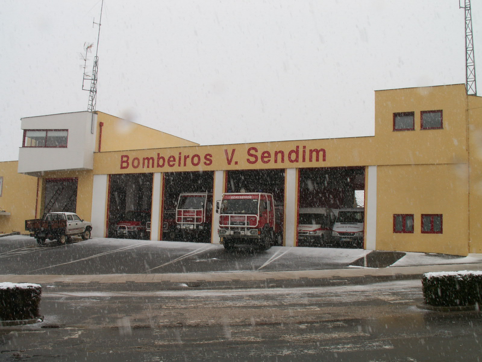Há neve em Sendim :)