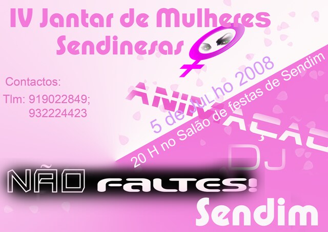 IV jantar das mulheres sendinesas