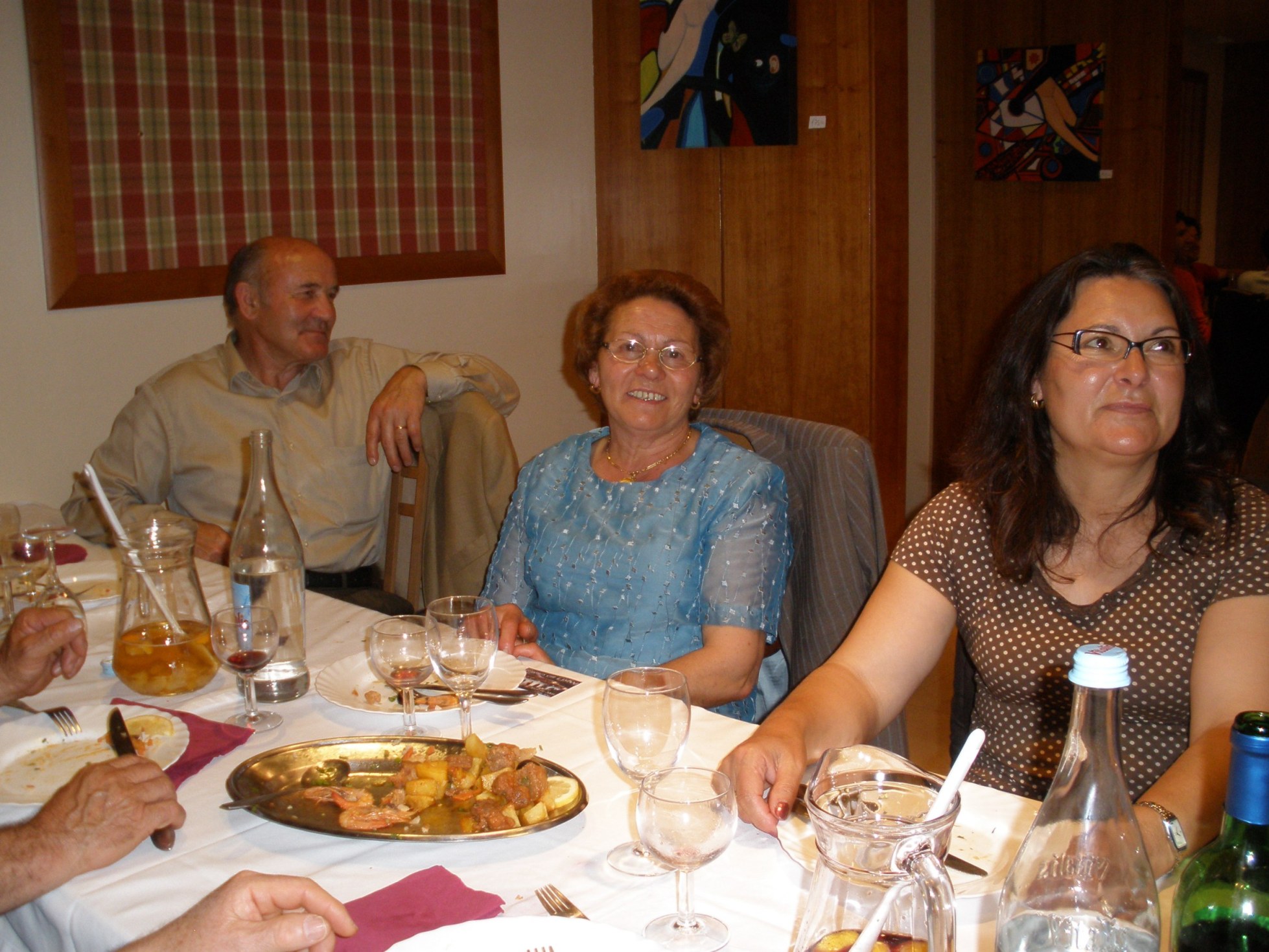 Durante o jantar