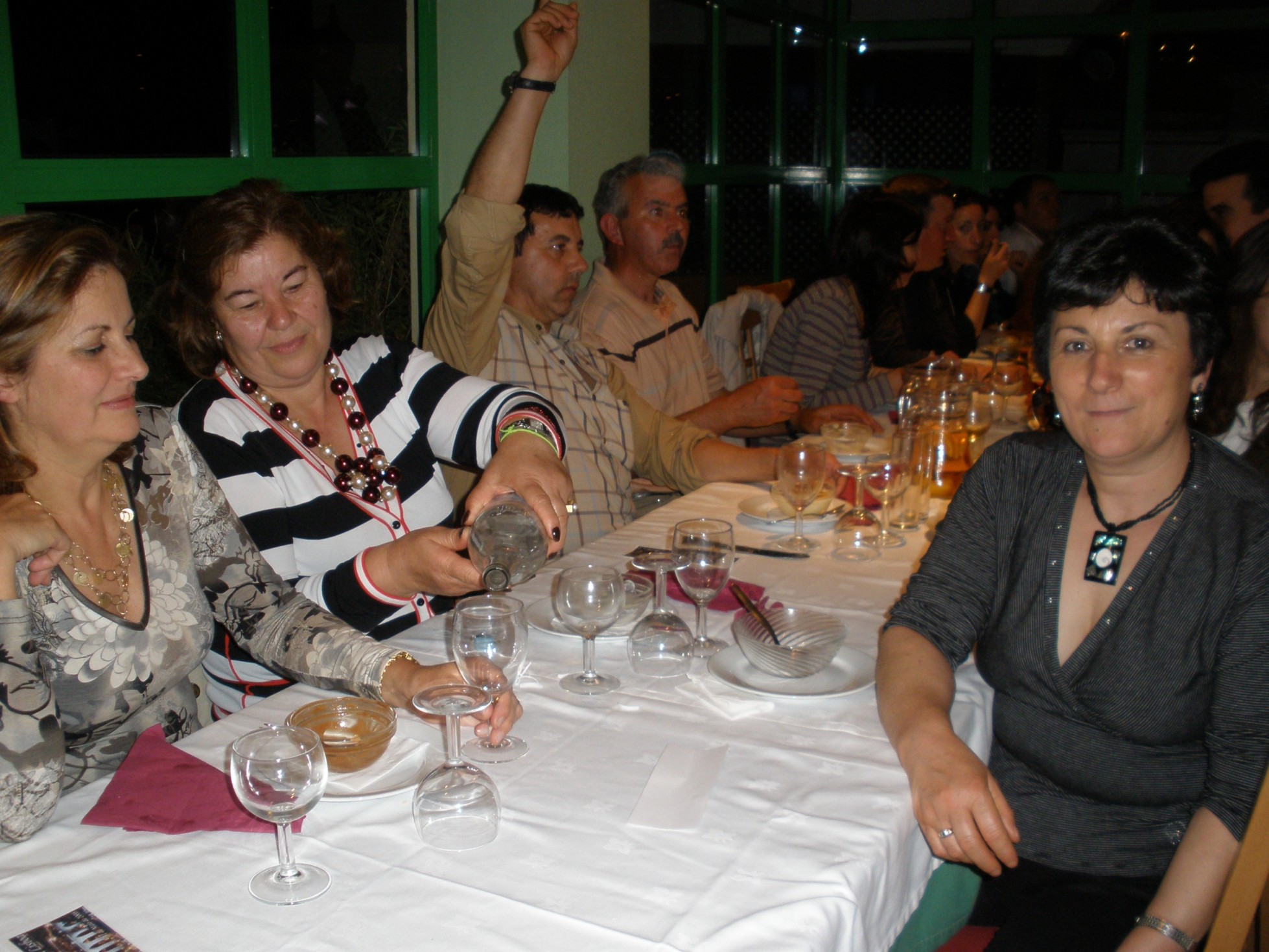 Durante o jantar