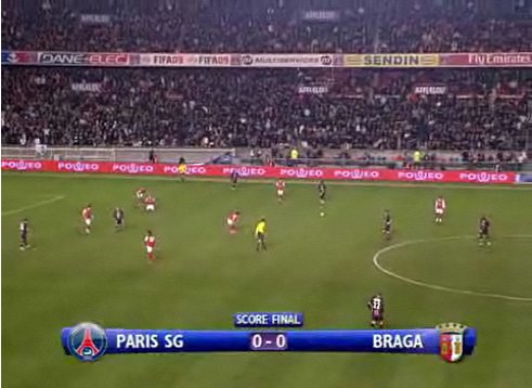 SENDIN ne l stadio de França ne l Jogo PSG- Braga