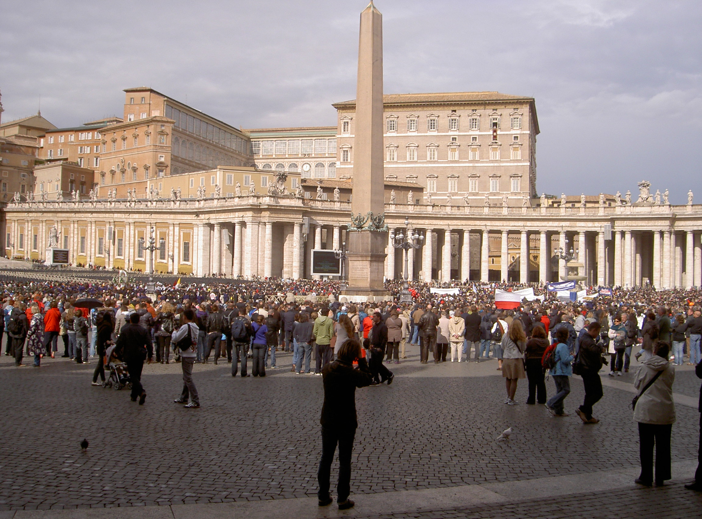 ir a roma a ber l papa