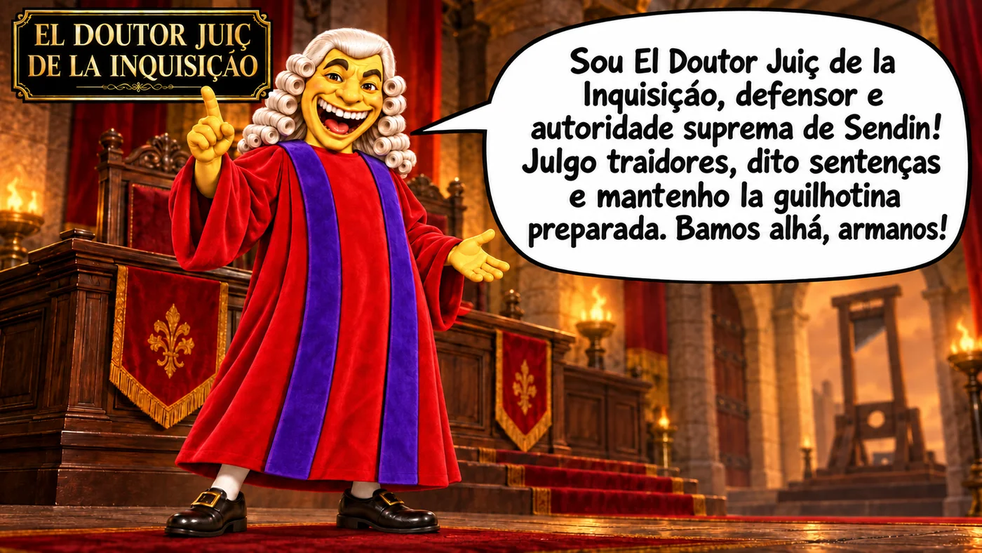 Quien ye El Doutor Juiç de la Inquisiçáo