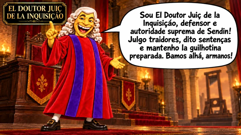 Quien ye El Doutor Juiç de la Inquisiçáo